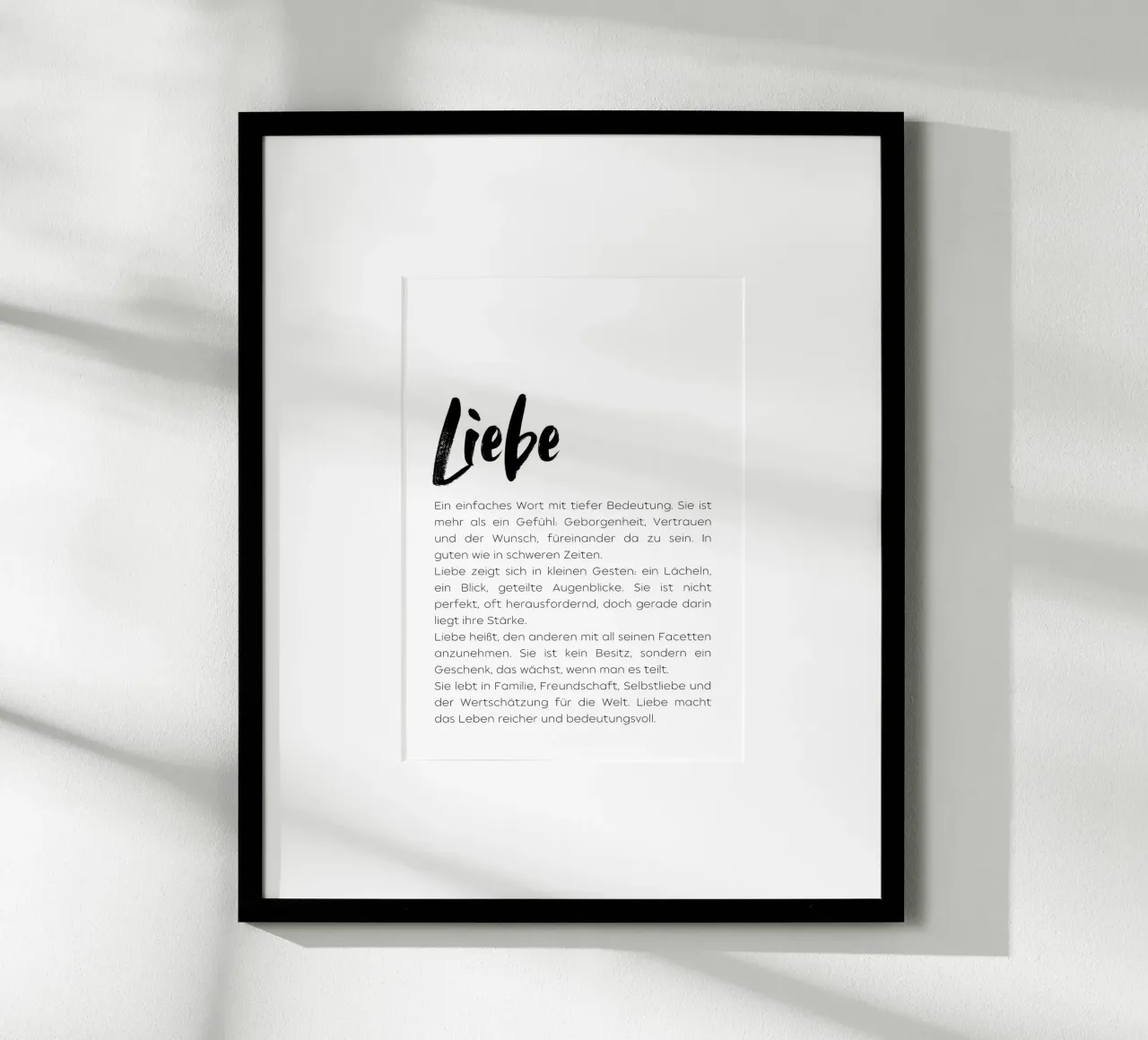 Definition Liebe poster da DigiWunderwerk