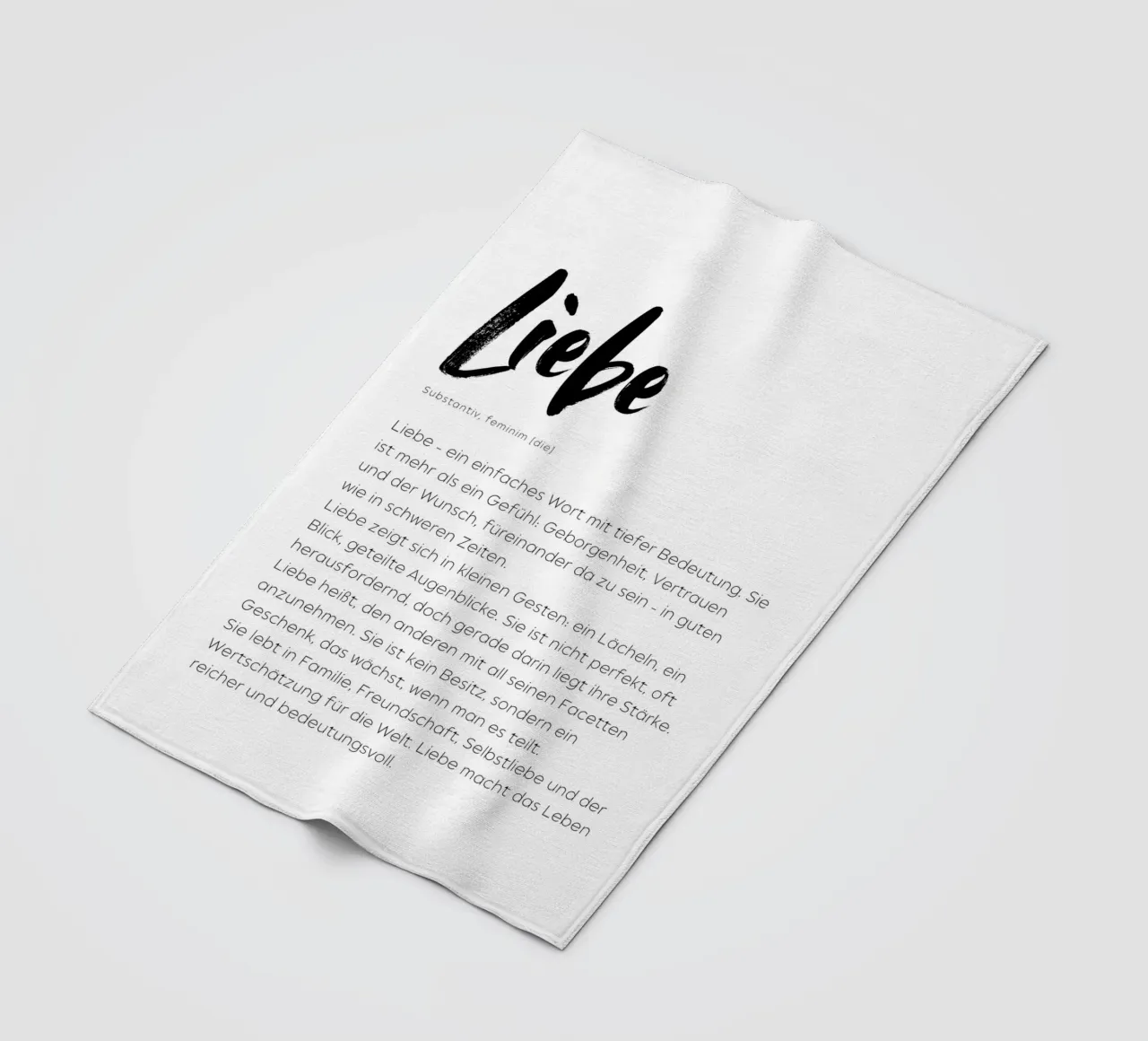 Definition Liebe coperta in pile da DigiWunderwerk