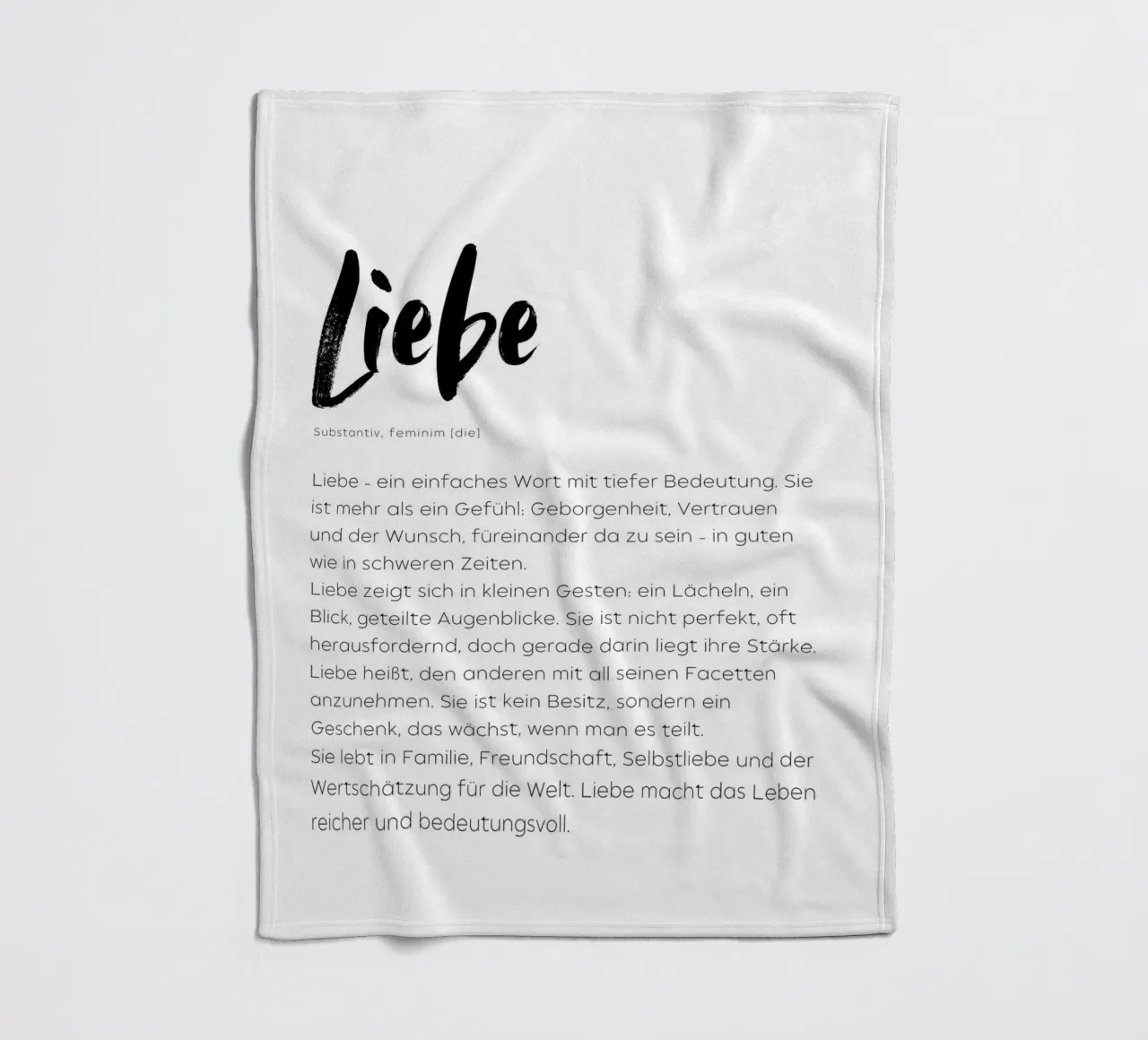 Definition Liebe coperta in pile da DigiWunderwerk