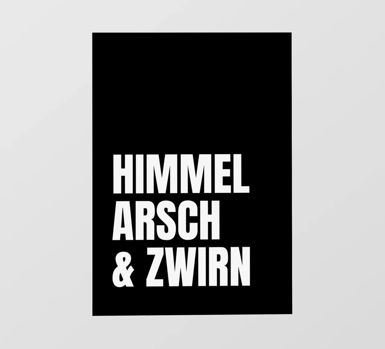 Himmel, Arsch & Zwirn pellicola backlit da DigiWunderwerk