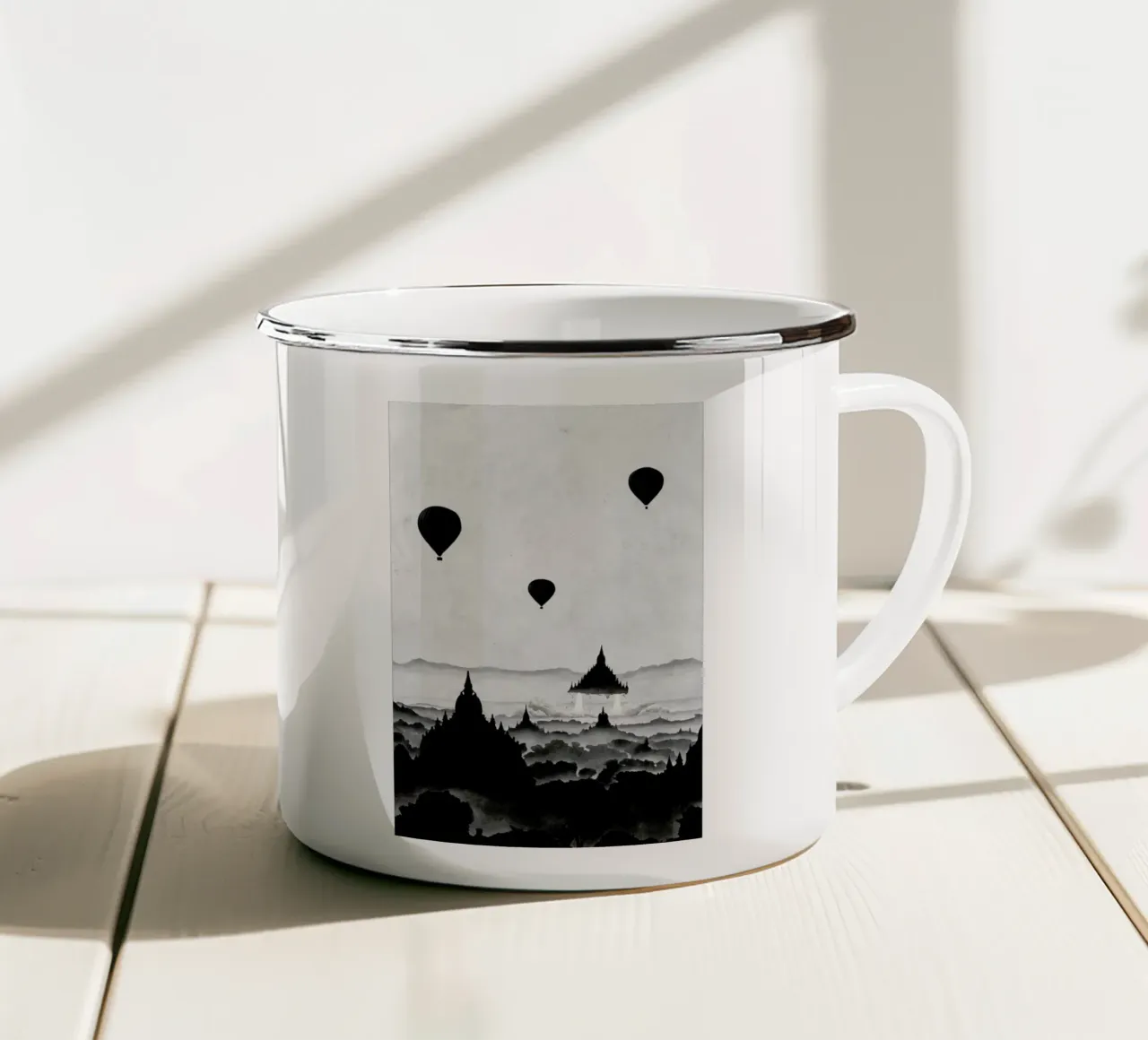 Aurora tazza in smalto da Florent Bodart