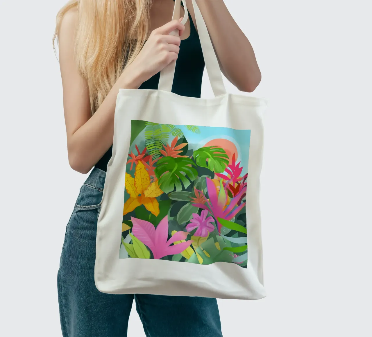 Tropic Botanials tote bag by PetrArts