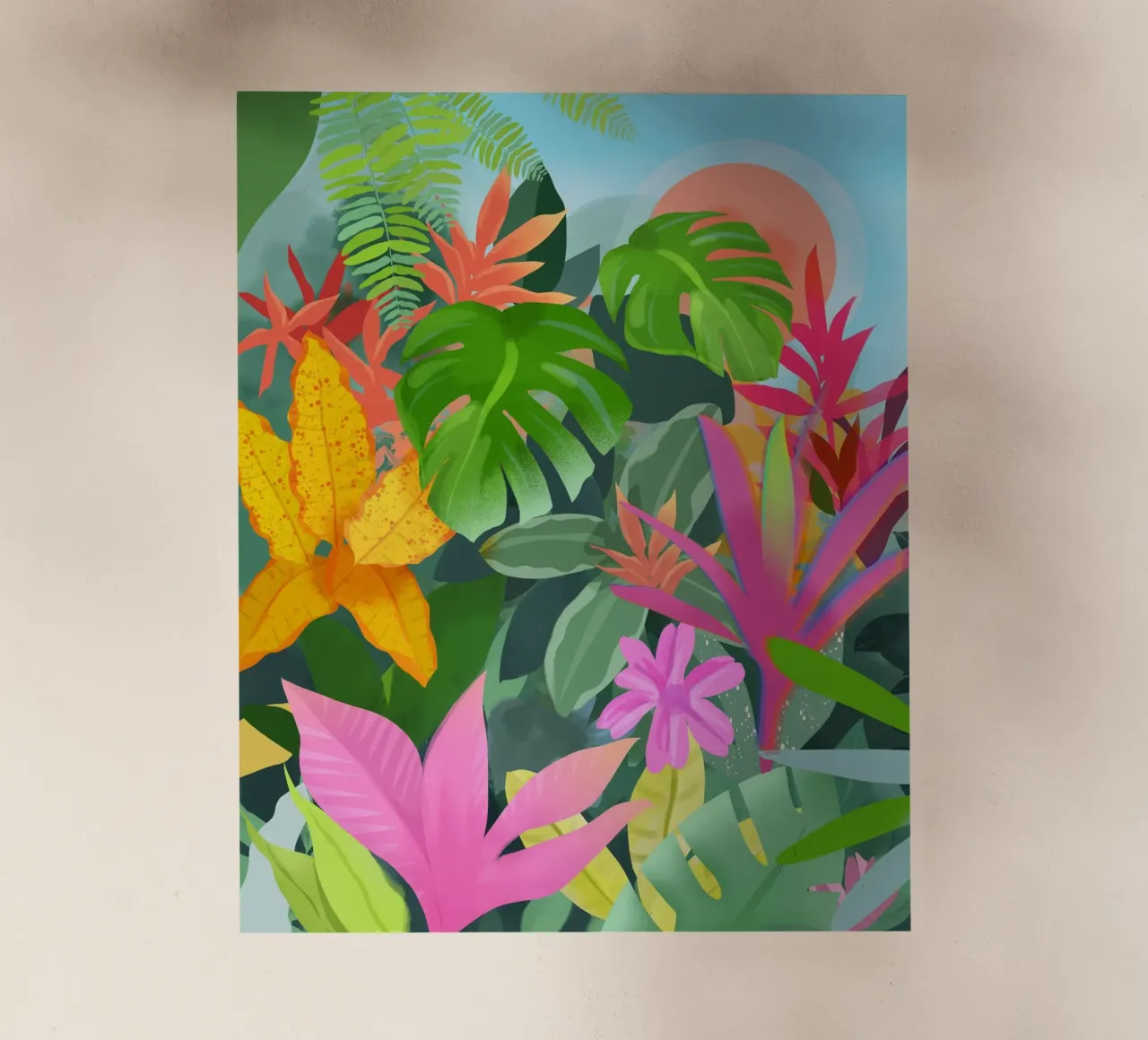 Tropic Botanials pellicola backlit da PetrArts