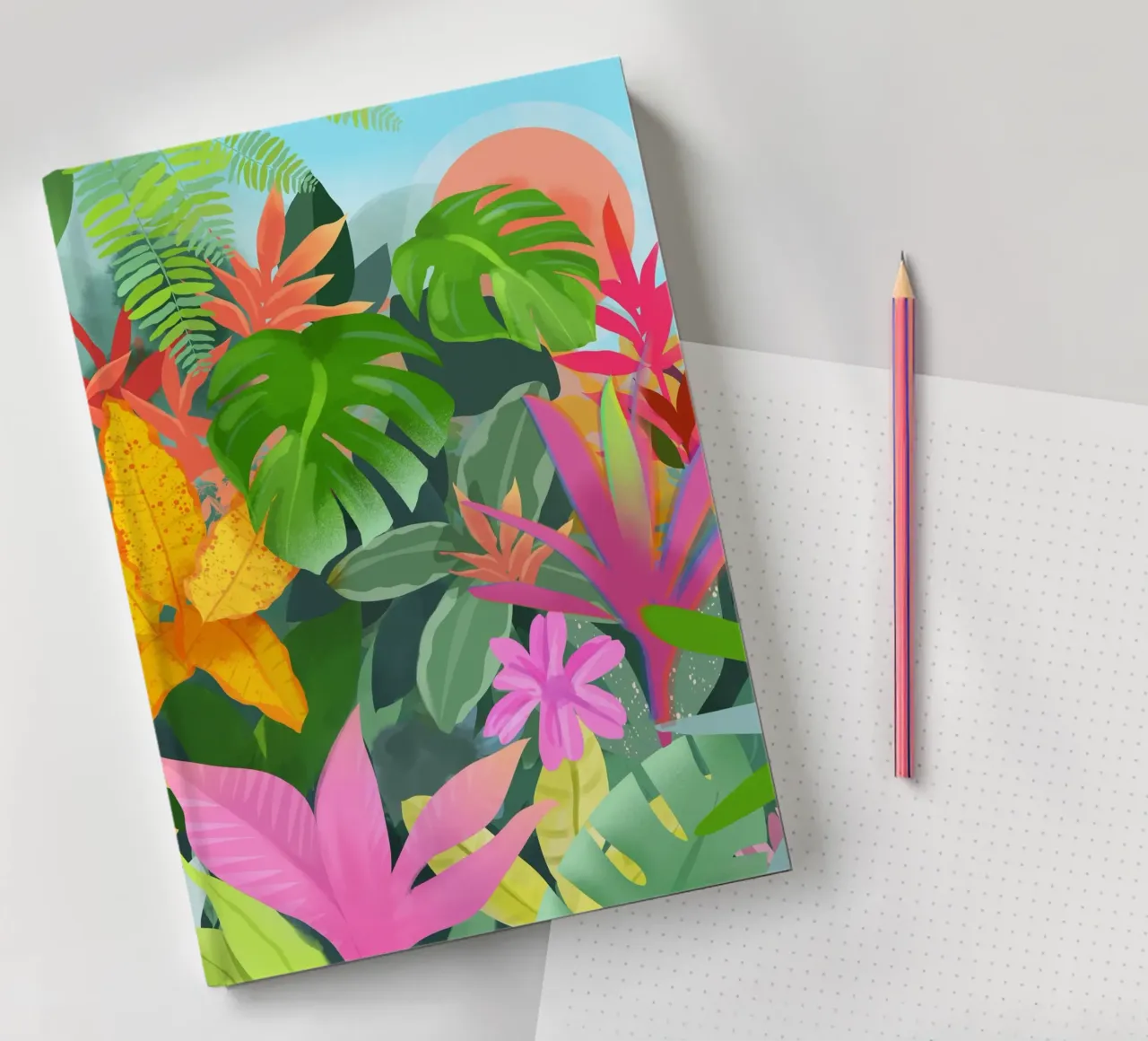 Tropic Botanials notebook by PetrArts