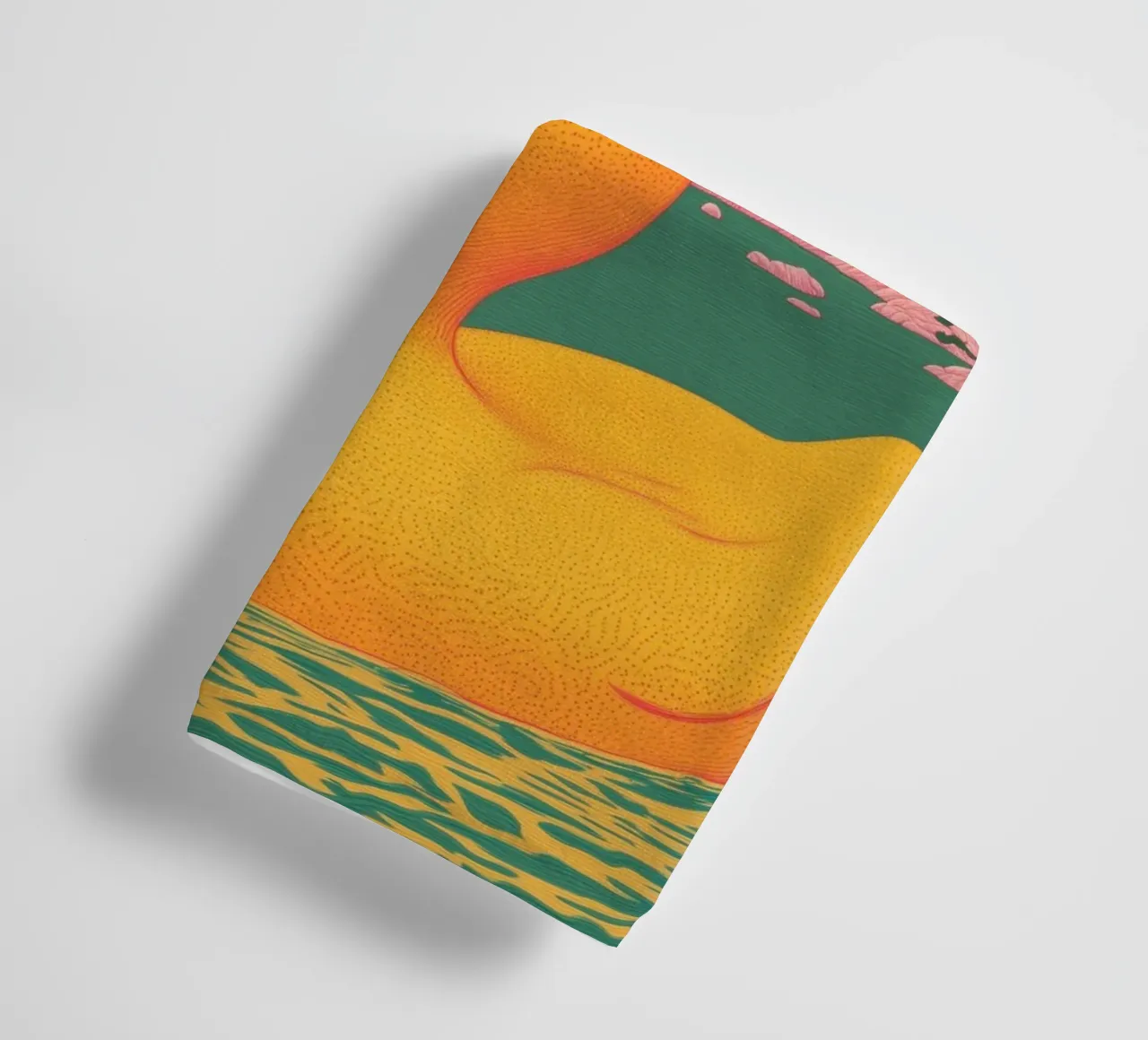 Lac des Dolomites du Tyrol du Sud Canard en caoutchouc jaune Bahtroom Art serviette de bain de Kaji