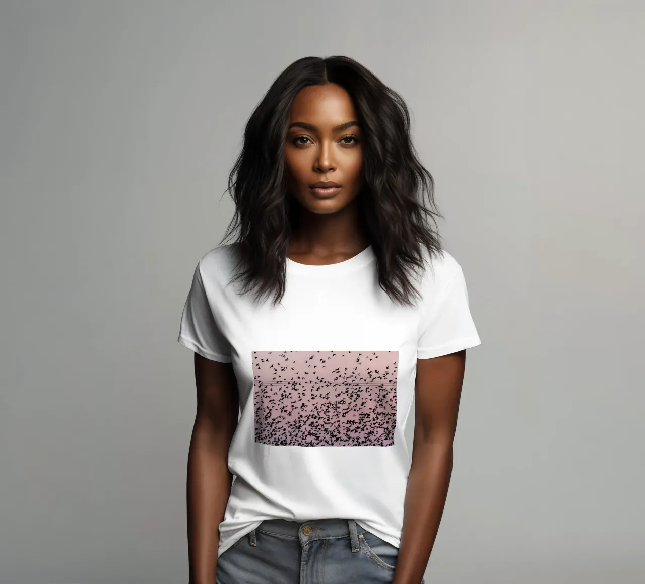 Chaos in Bird Migration by @matthcon01 t-shirt ajusté pour femmes de EyeEm Mobile GmbH