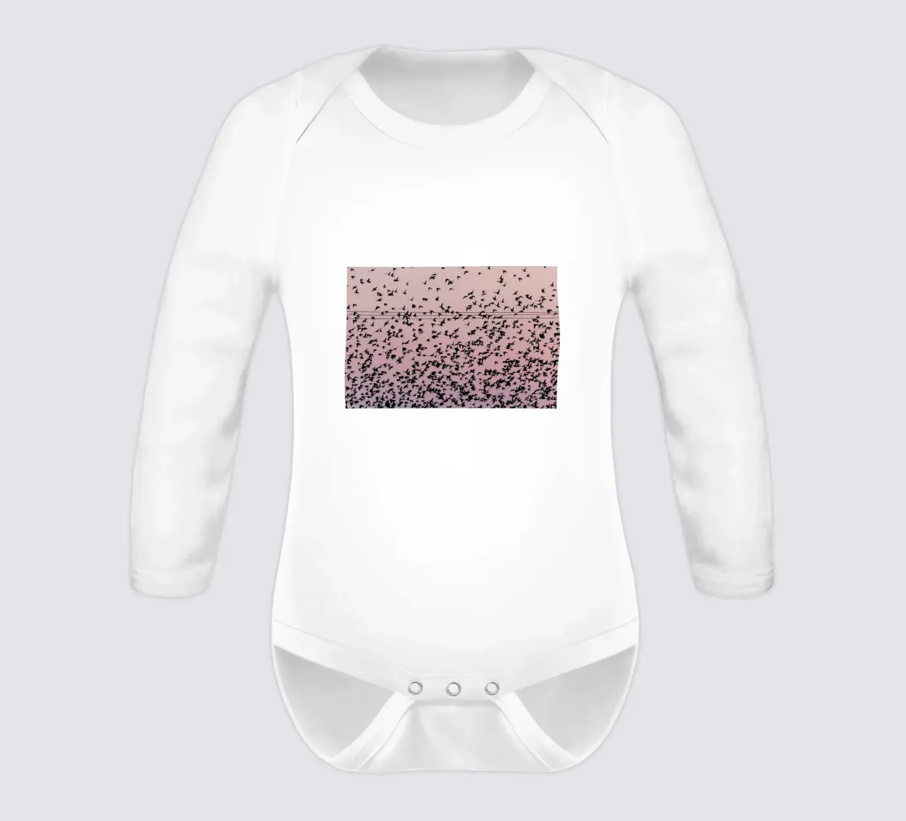Chaos in Bird Migration by @matthcon01 Langarm Babybody von EyeEm Mobile GmbH