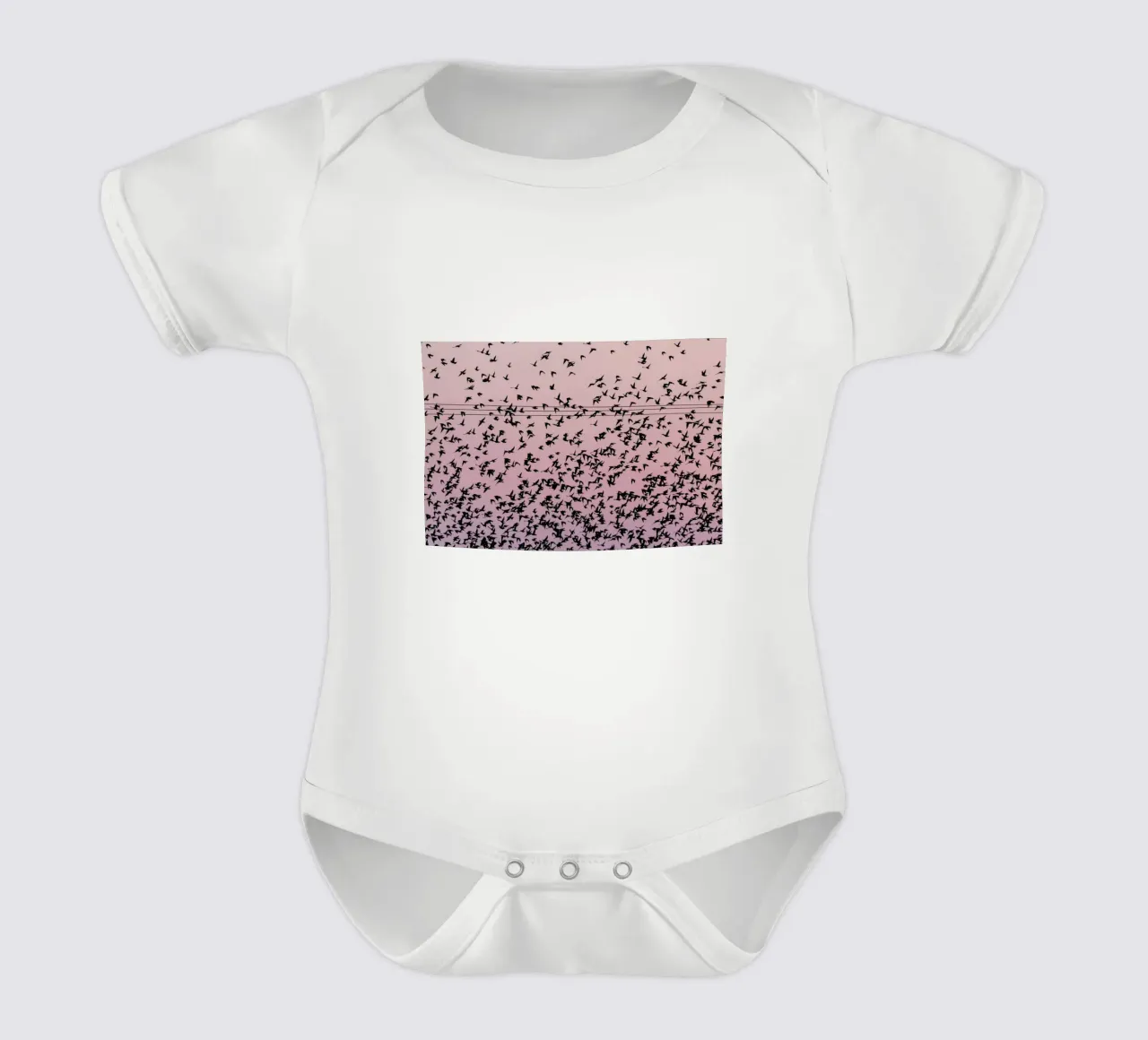 Chaos in Bird Migration by @matthcon01 Kurzarm Babybody von EyeEm Mobile GmbH