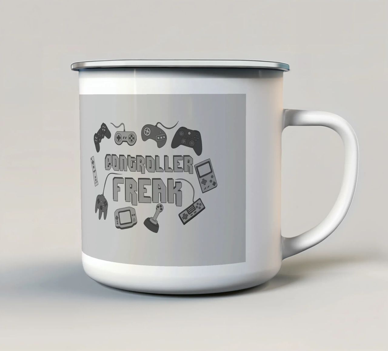 Controllore Freak tazza in smalto da Loobs