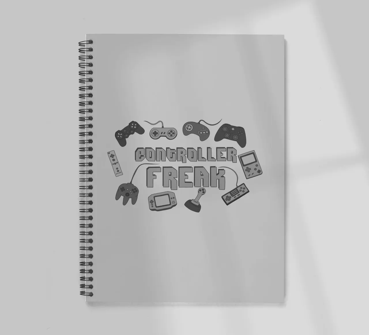 Controller Freak spiral notebook by Loobs