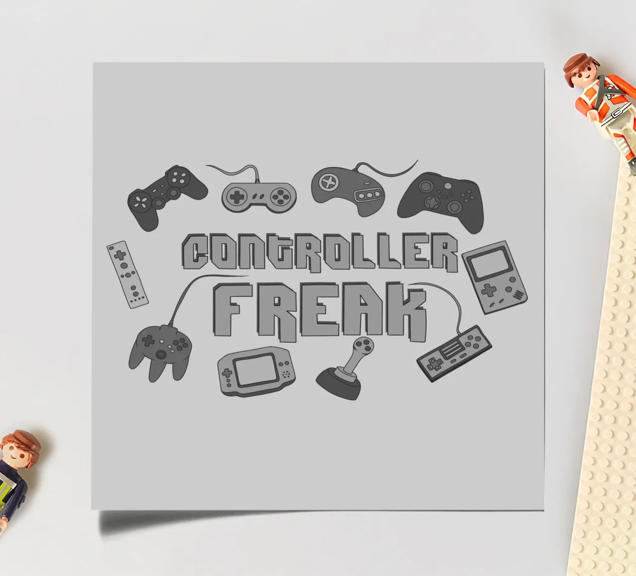 Controller Freak sticker sheet by Loobs