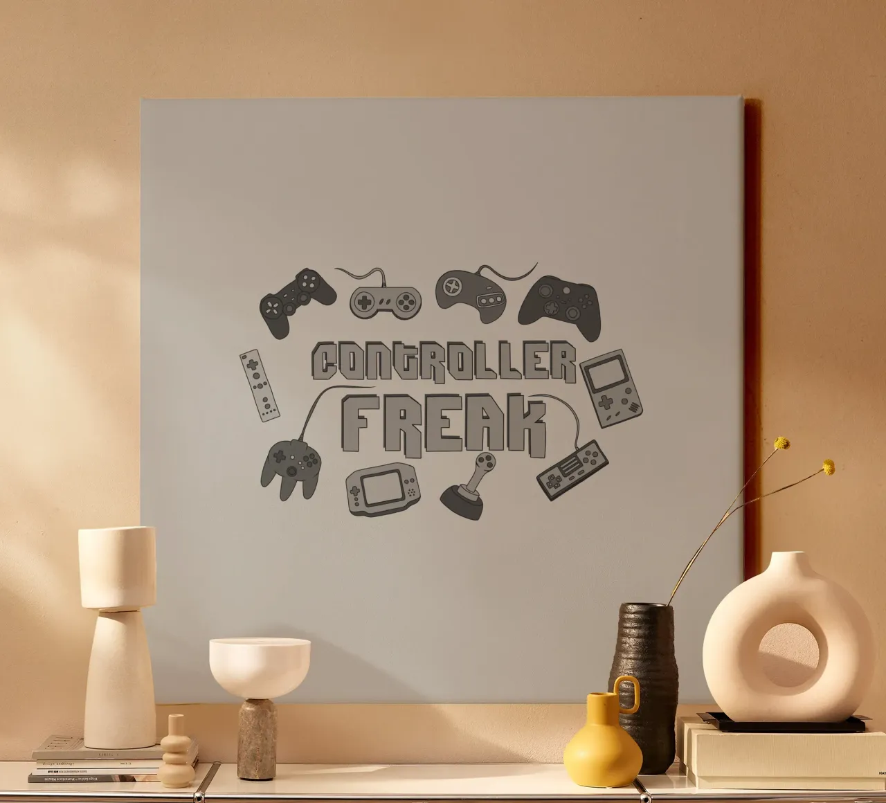 Controller Freak canvas by Loobs
