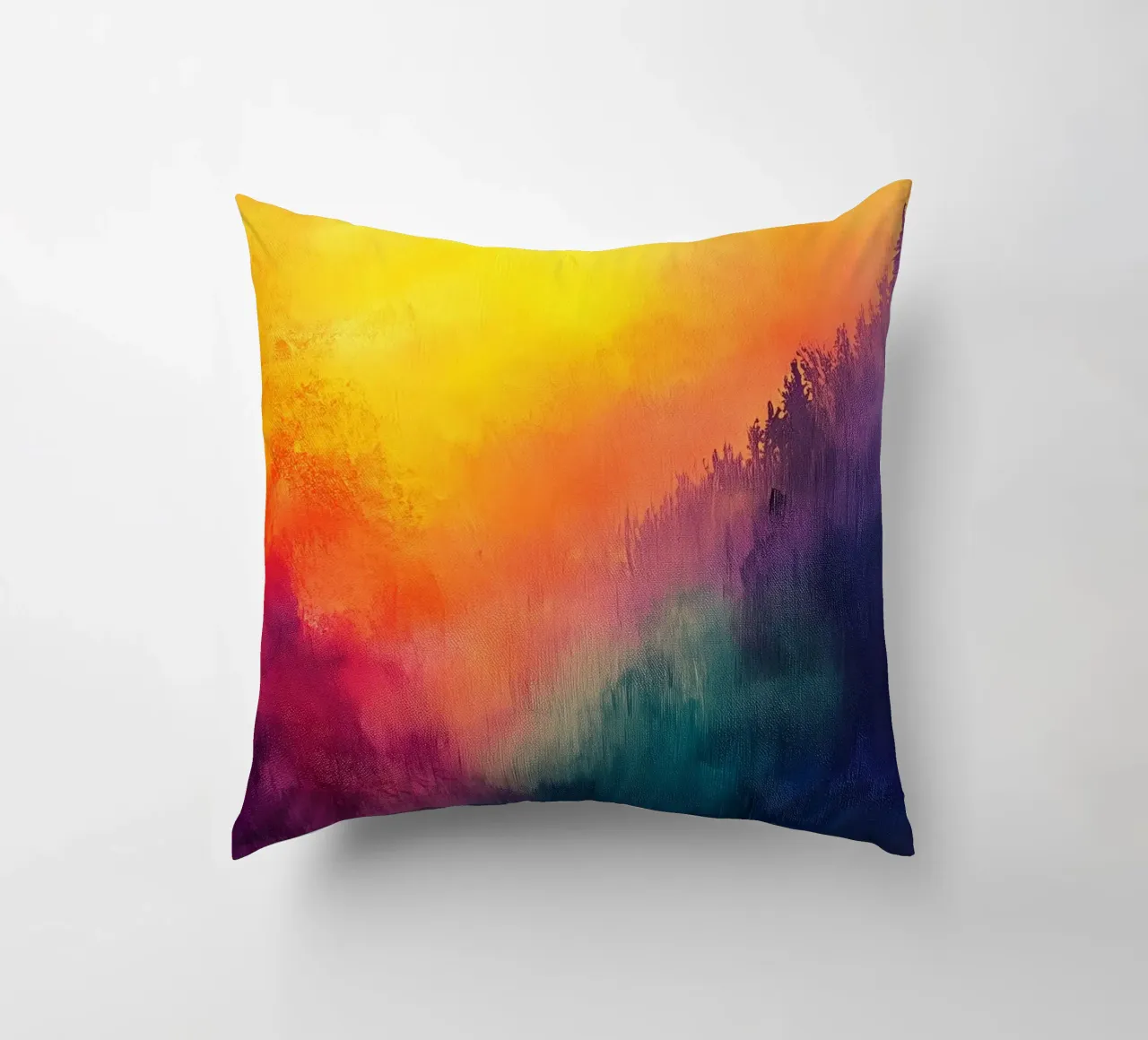 Astrazione moderna forme e colori cuscino da Justyna Jaszke JBJart