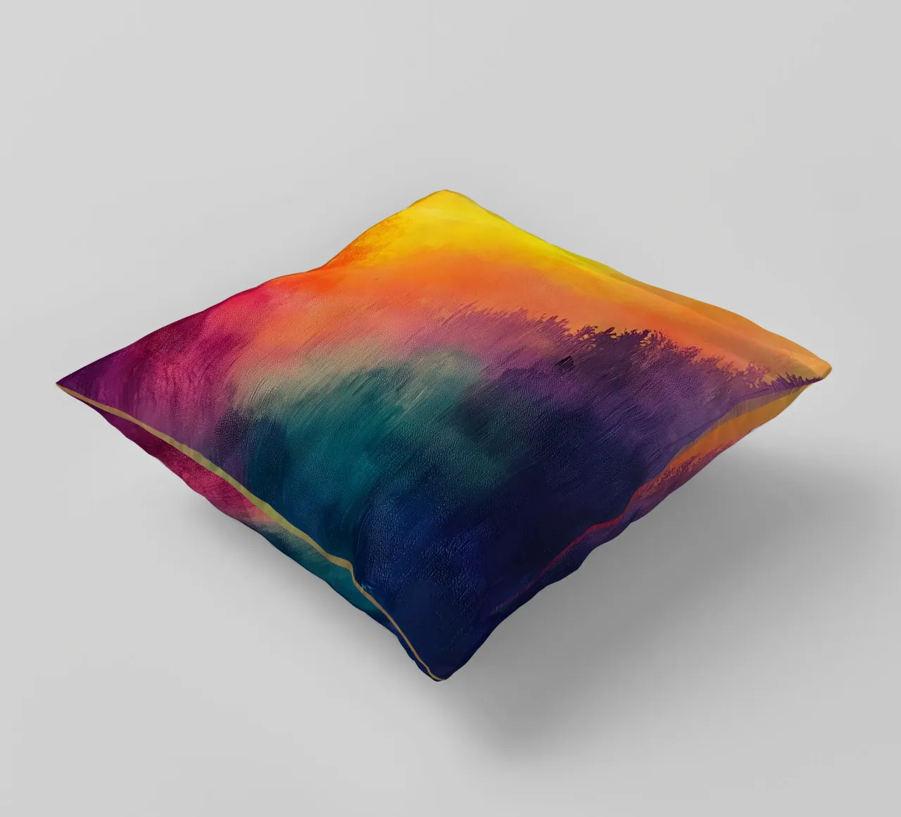 Astrazione moderna forme e colori cuscino da Justyna Jaszke JBJart