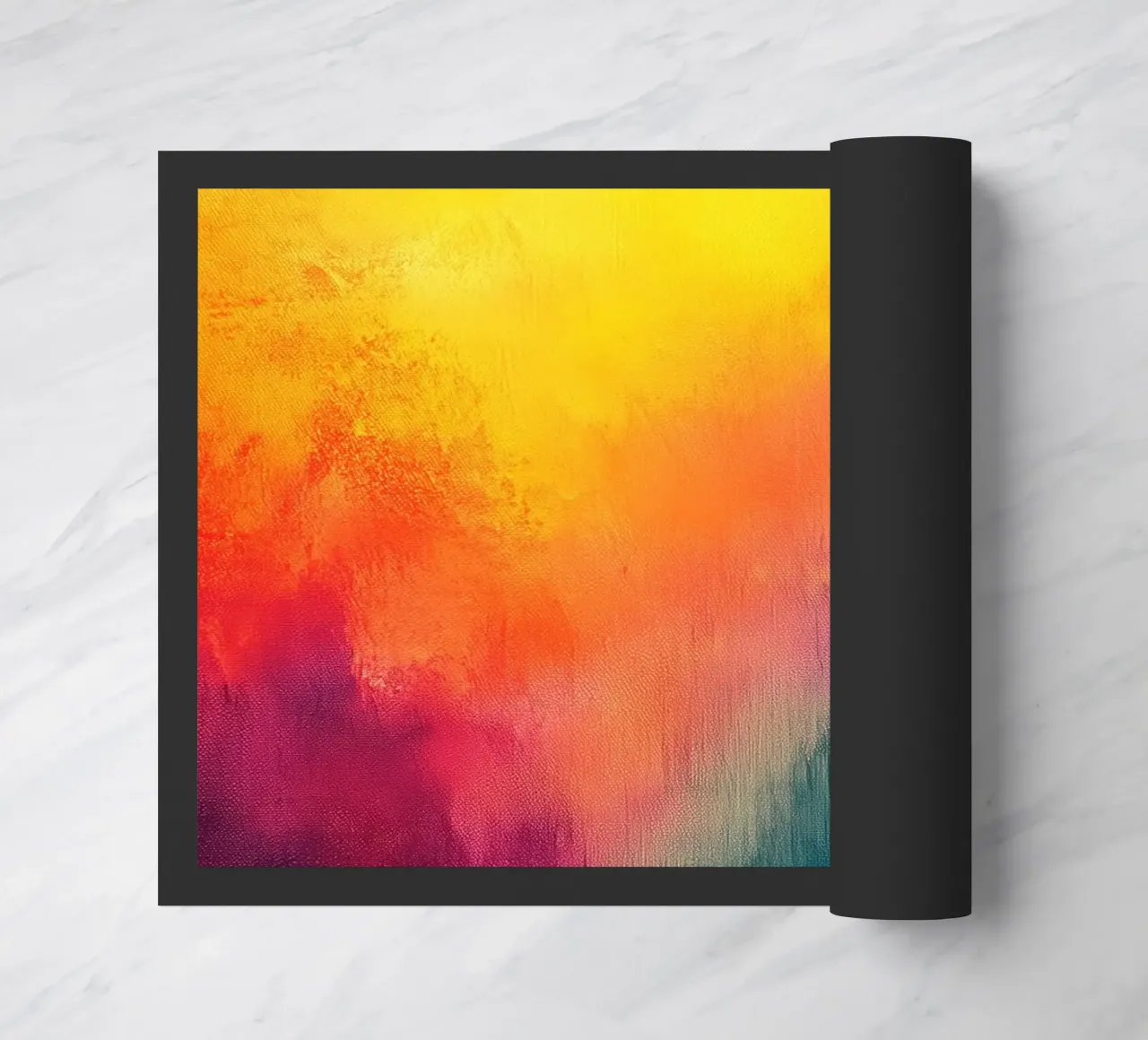 Astrazione moderna forme e colori zerbino da Justyna Jaszke JBJart