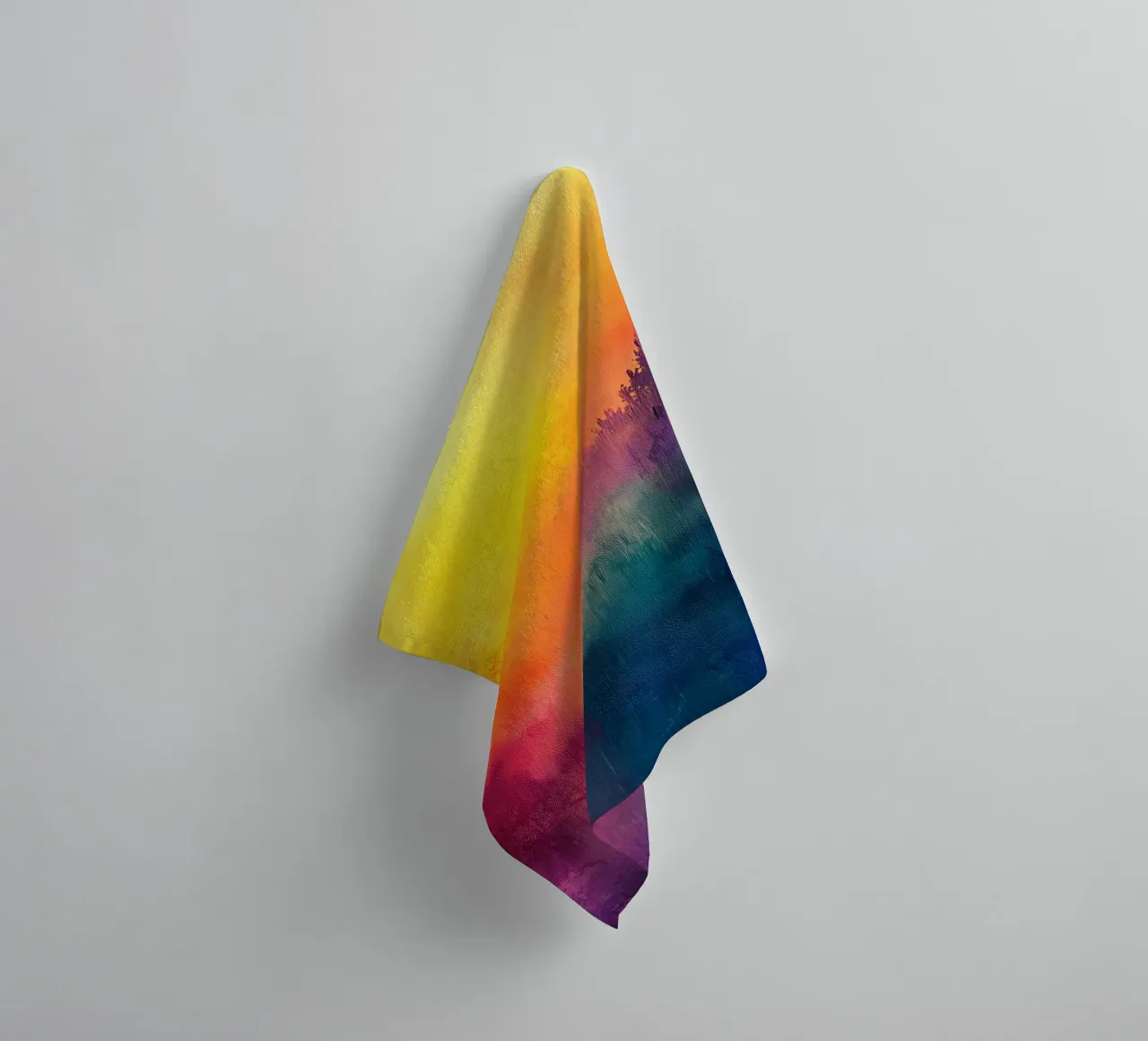 Astrazione moderna forme e colori asciugamano da bagno da Justyna Jaszke JBJart