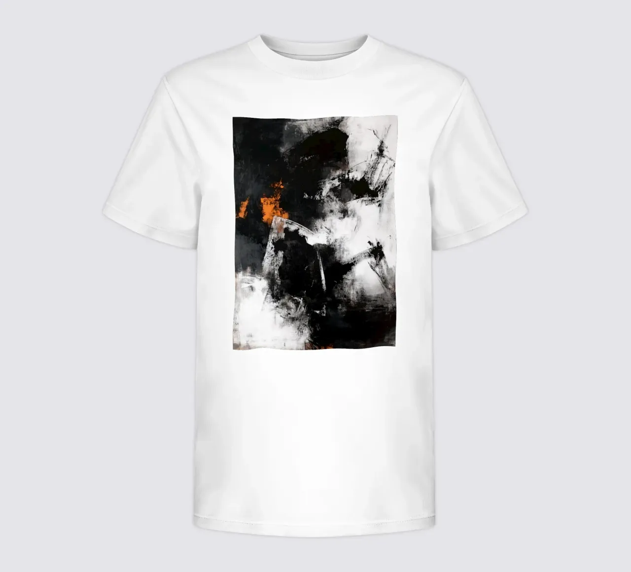 Peinture abstraite moderne en noir et blanc t-shirt enfant de Justyna Jaszke JBJart
