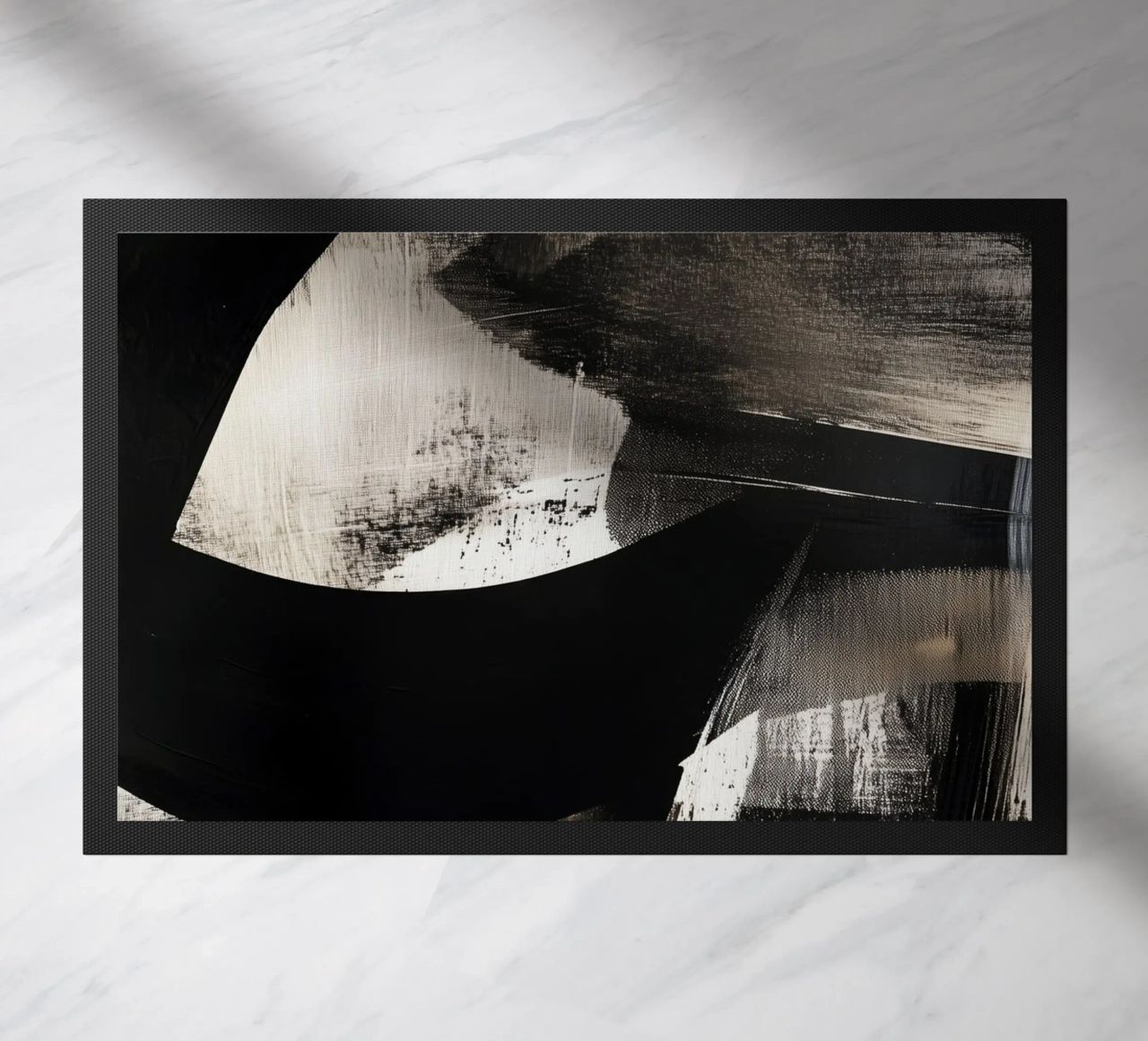 Pittura d'astrazione moderna e dinamica zerbino da Justyna Jaszke JBJart