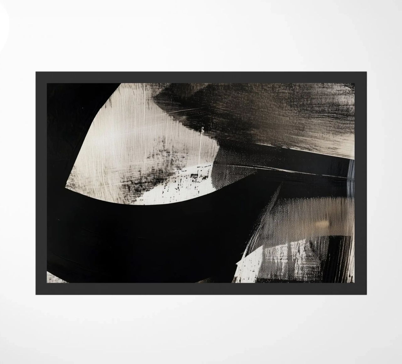 Pittura d'astrazione moderna e dinamica zerbino da Justyna Jaszke JBJart