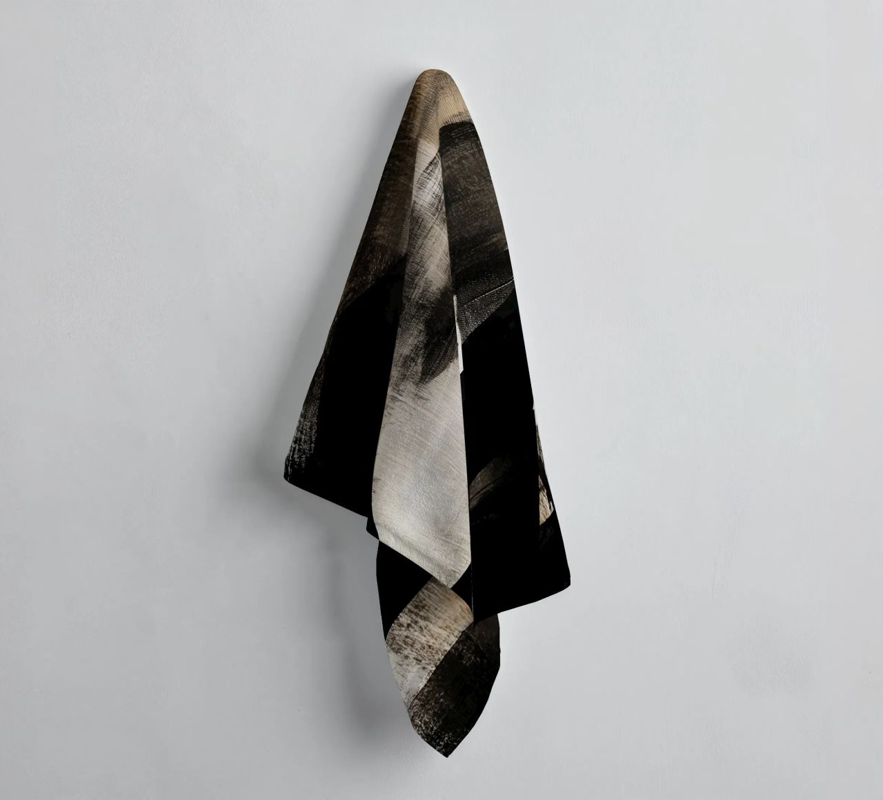 Dynamic Modern abstraction painting towel by Justyna Jaszke JBJart