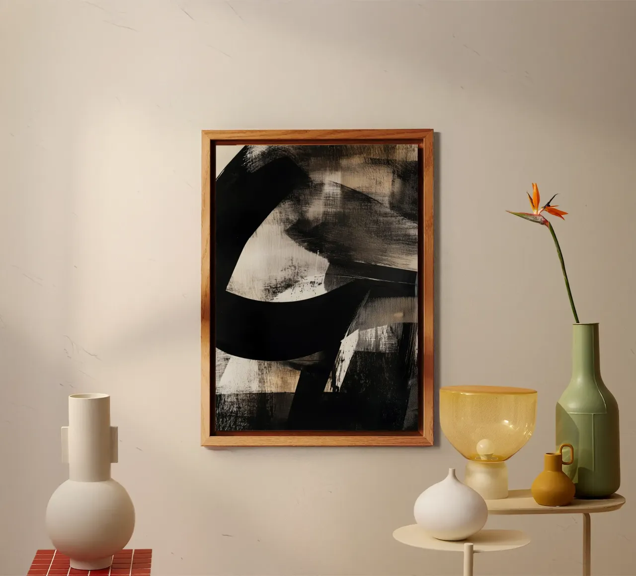 Pittura d'astrazione moderna e dinamica alluminio dibond da Justyna Jaszke JBJart