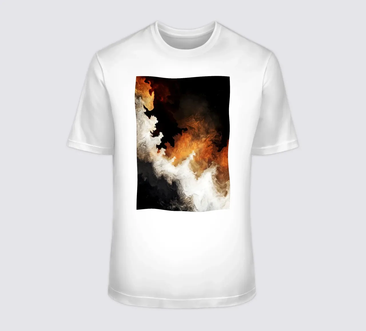 Fuoco Pittura moderna d'astrazione t-shirt da Justyna Jaszke JBJart