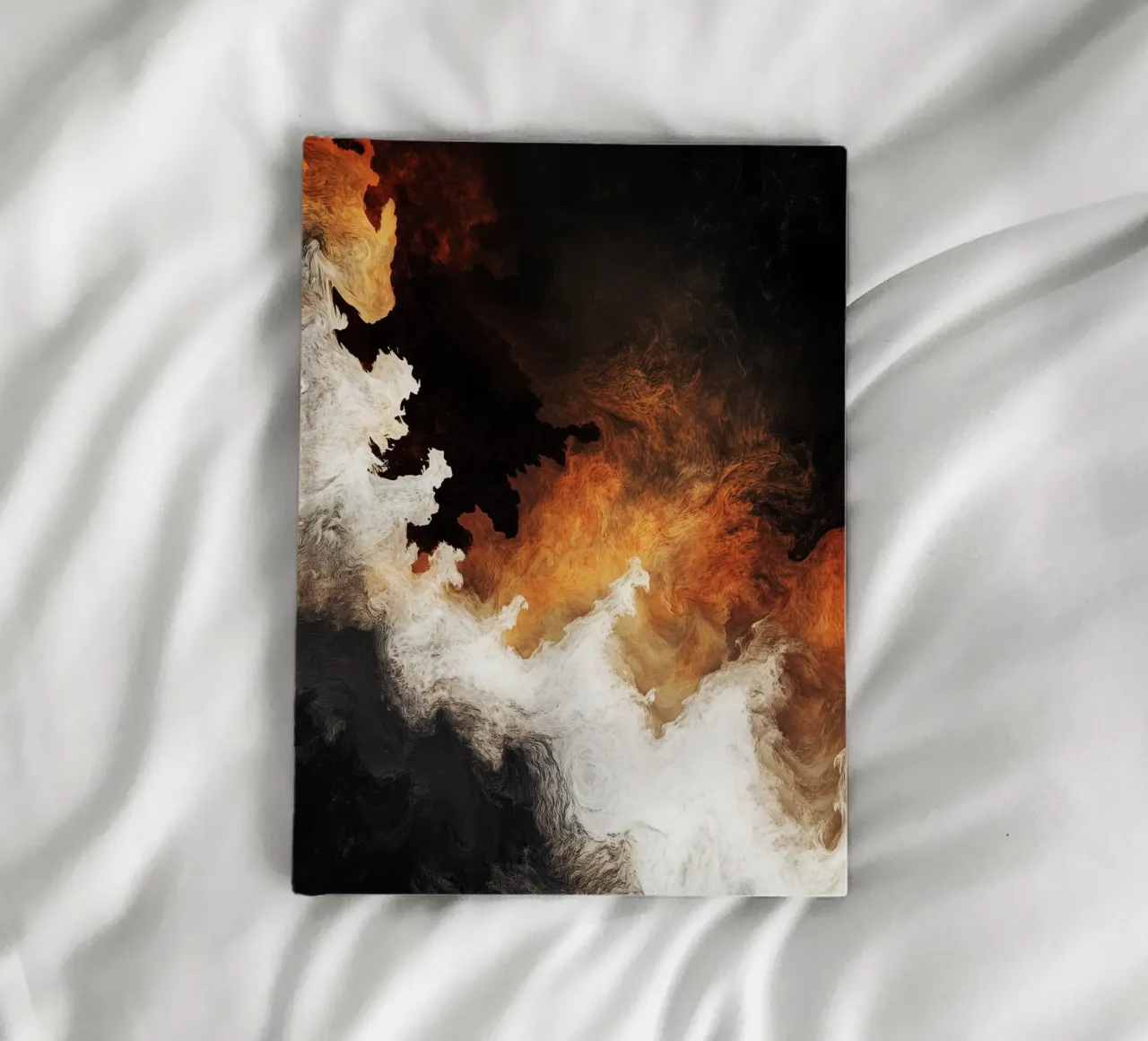 Fuoco Pittura moderna d'astrazione diario da Justyna Jaszke JBJart