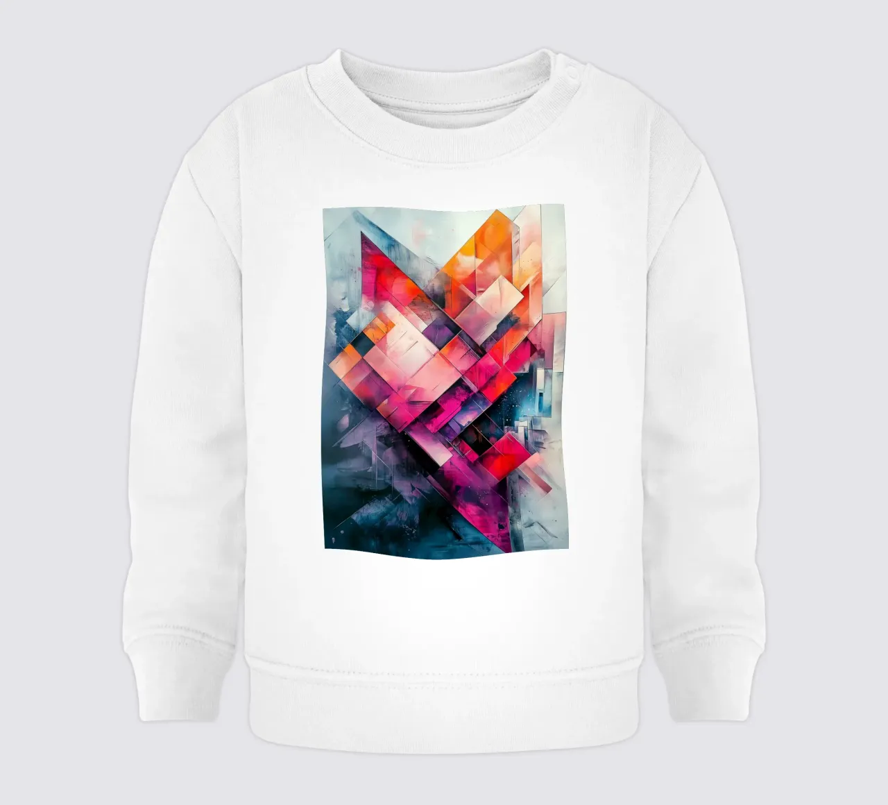 Pittura geometrica di astrazione moderna felpa neonato da Justyna Jaszke JBJart