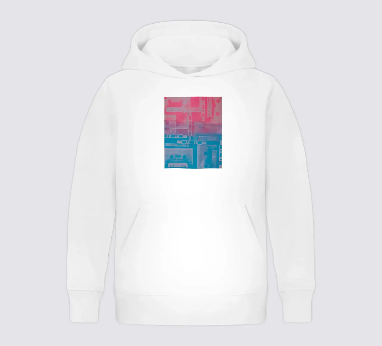 ‘80s Rewind Colorful Acrylic Print kids hoodie by FABOArt