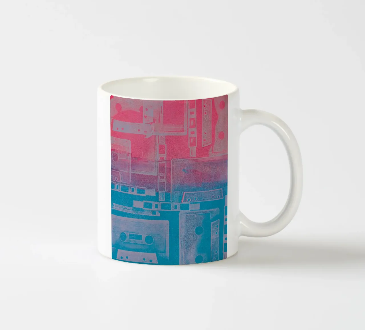 '80s Rewind kleurrijke acrylafdruk keramische mok van FABOArt