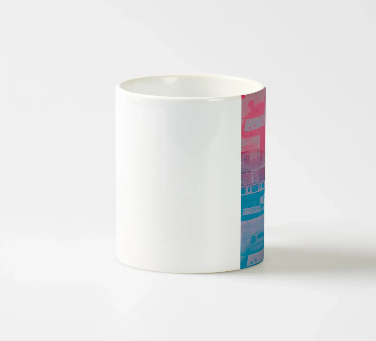 '80s Rewind kleurrijke acrylafdruk keramische mok van FABOArt