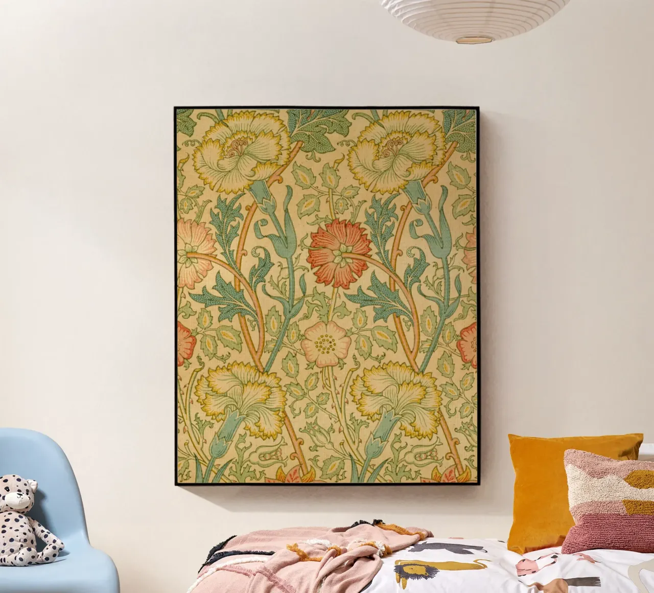 William Morris - Rosa e rosa plexiglass da William Store