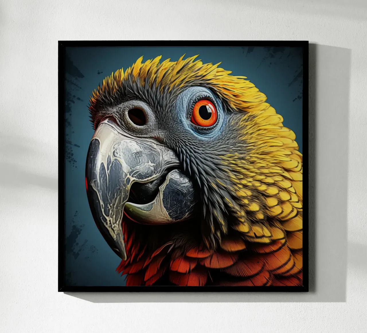 Ritratto di pappagallo grigio africano poster da Animal Portraits