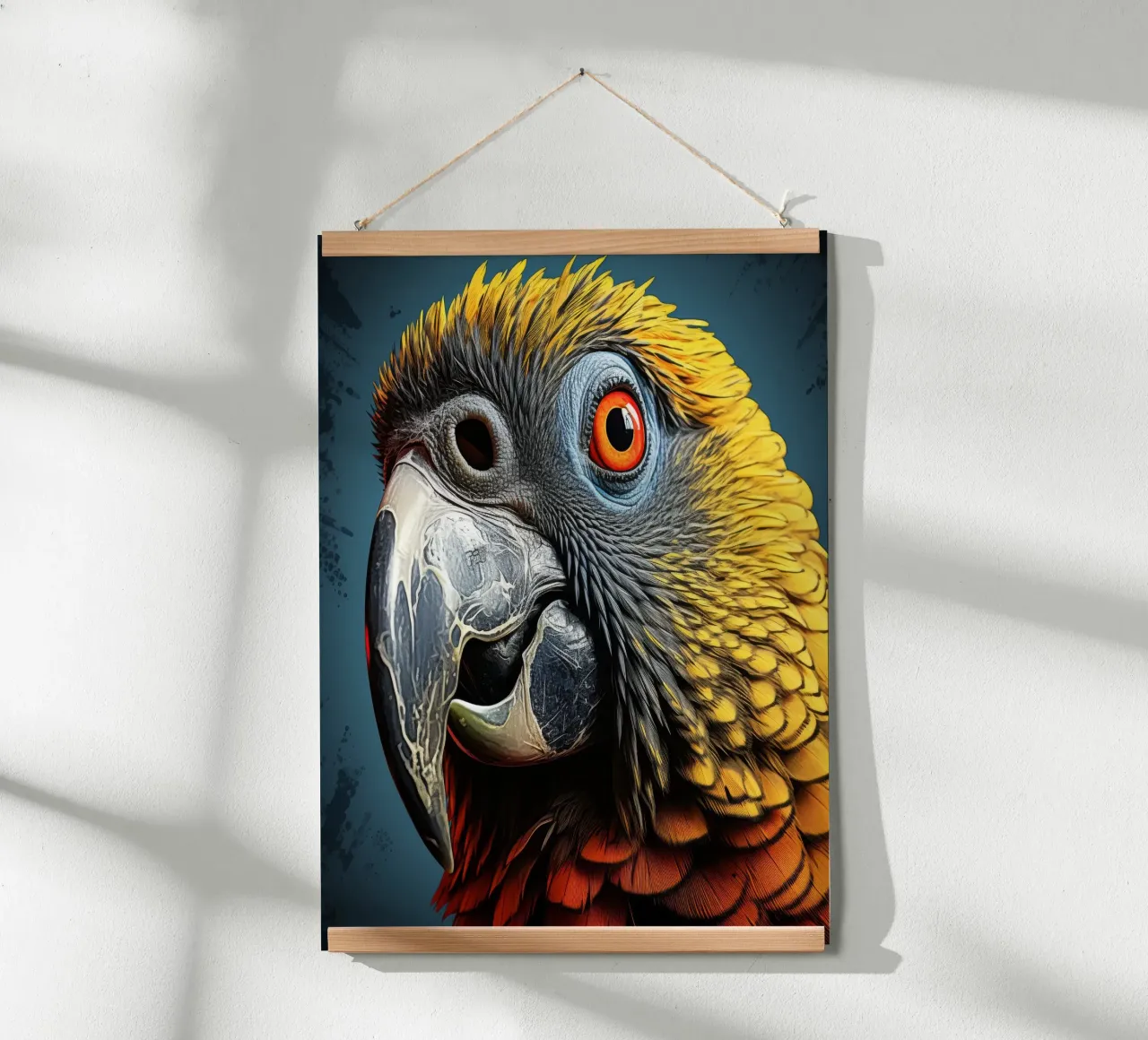 Ritratto di pappagallo grigio africano poster da Animal Portraits