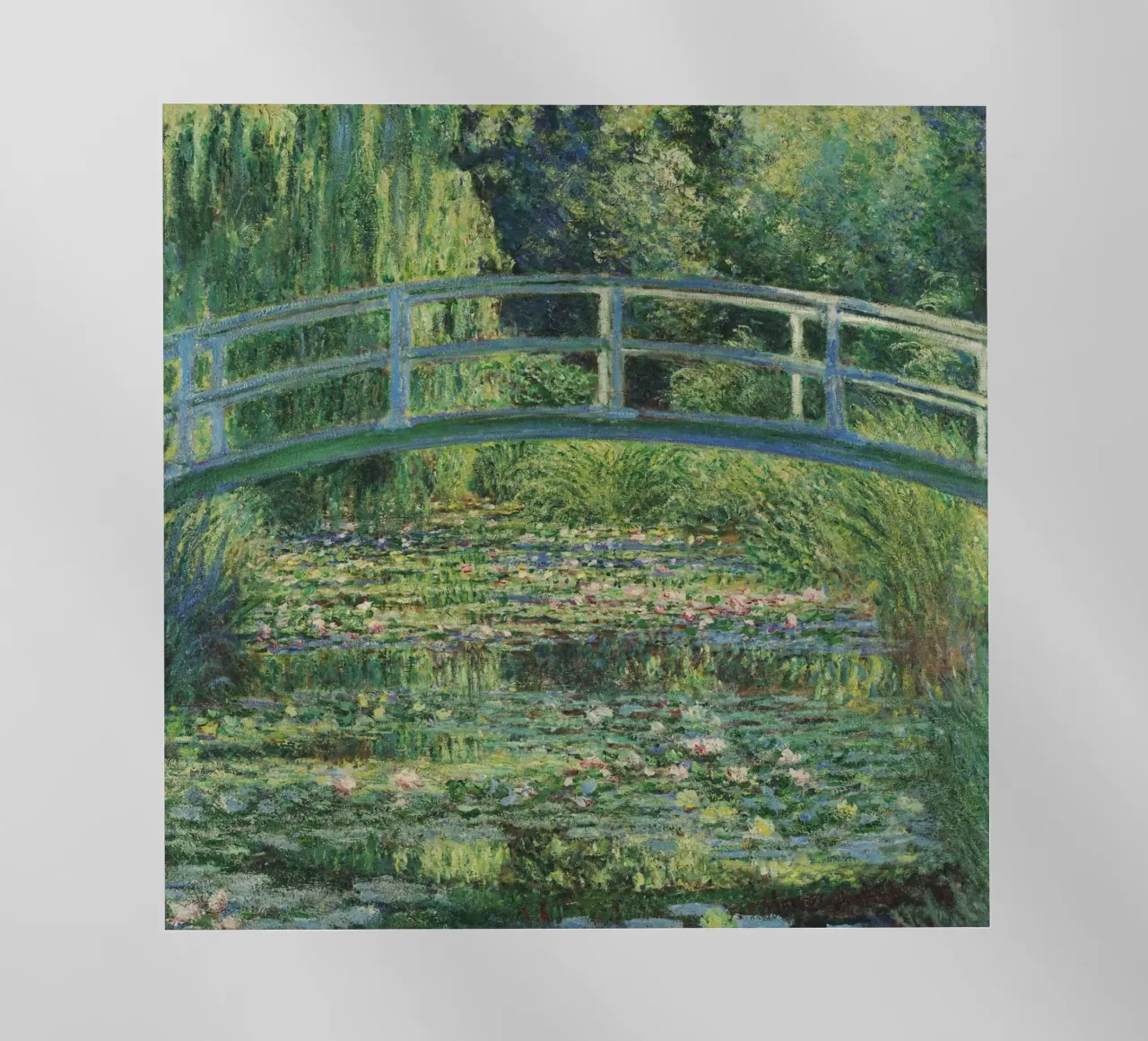 Claude Monet - Ninfee e ponte giapponese pellicola backlit da Timeless Artworks