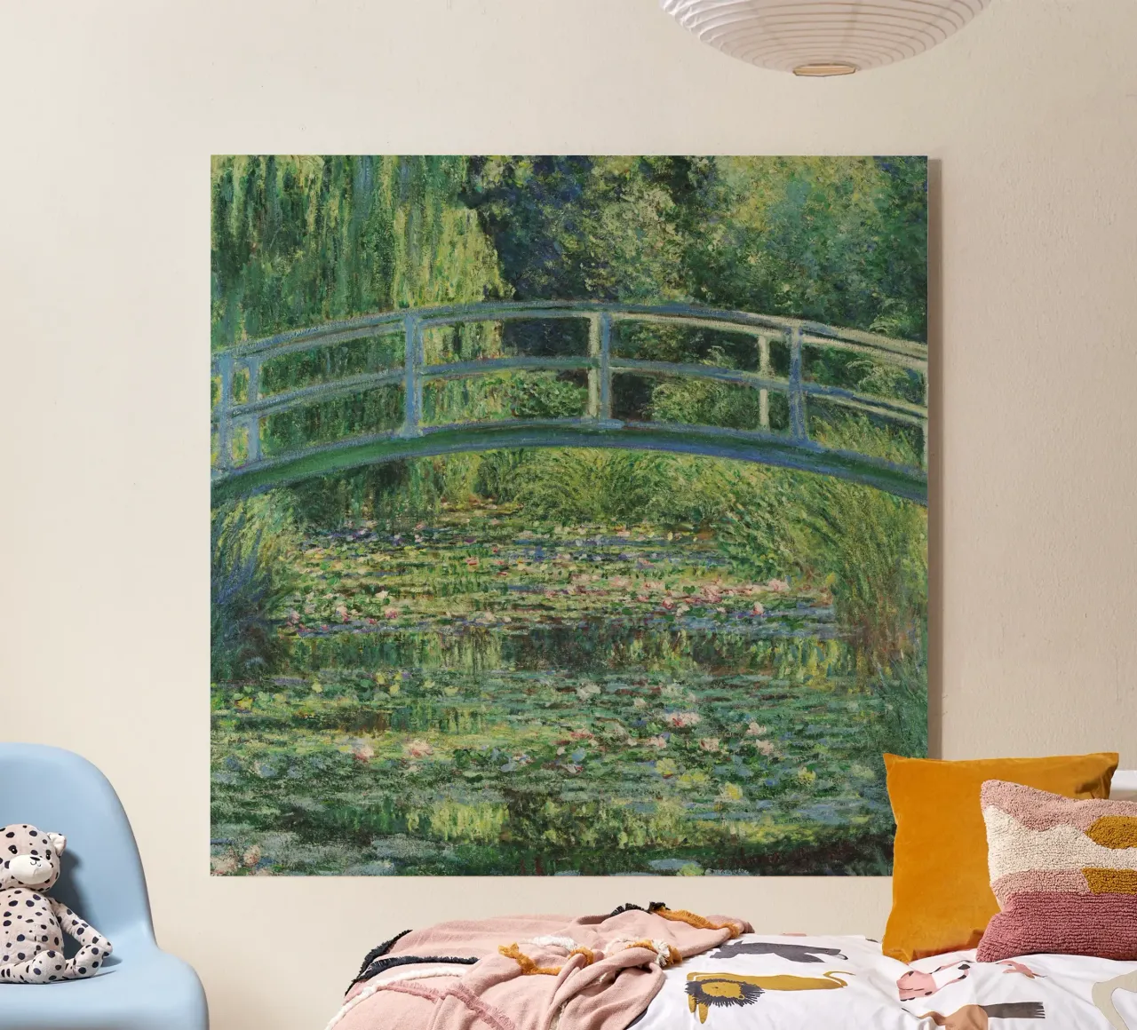 Claude Monet - Ninfee e ponte giapponese plexiglass da Timeless Artworks
