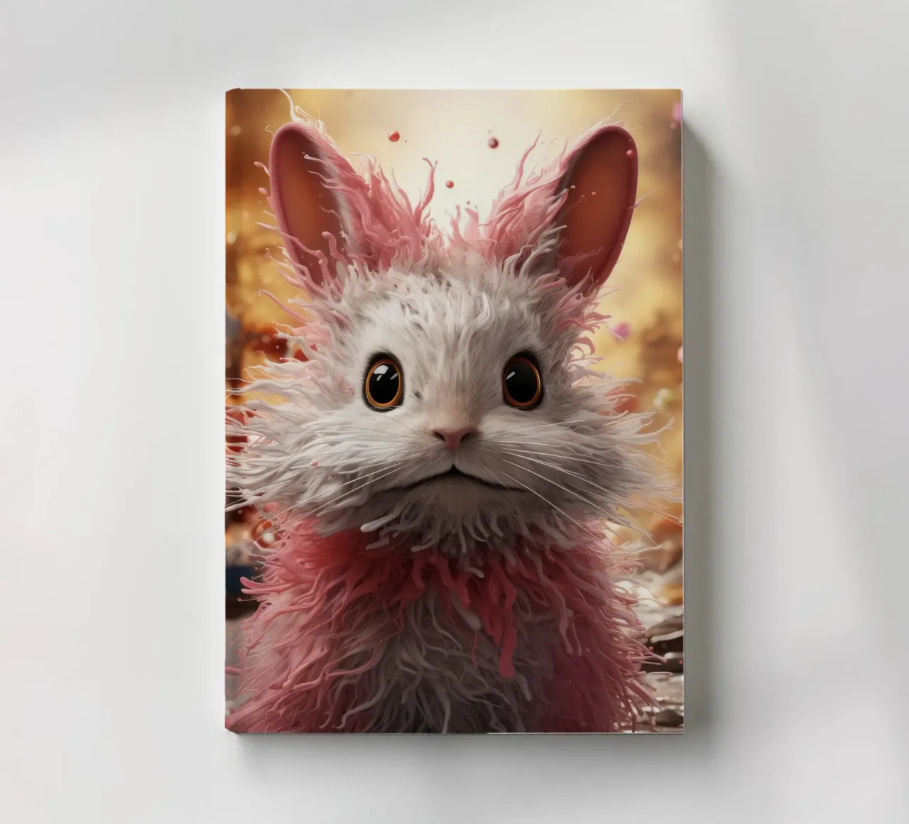 Angora Rabbit Portrait notebook by Animal Portraits