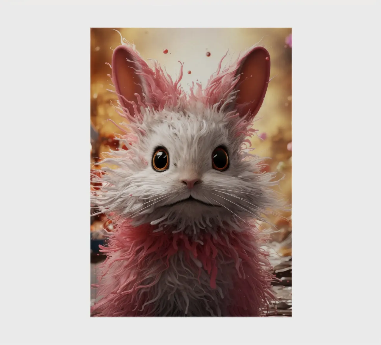 Angora Rabbit Portrait notebook by Animal Portraits