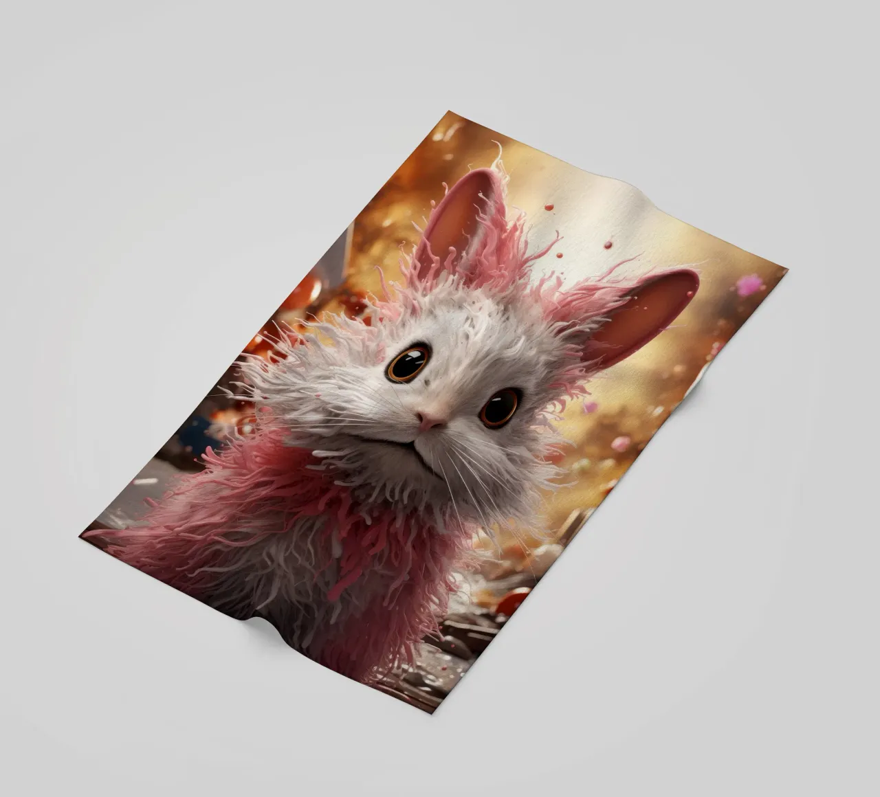 Ritratto di coniglio d'angora telo mare da Animal Portraits