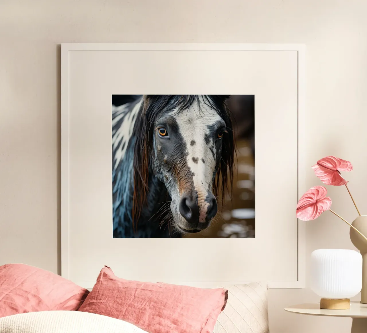 Ritratto di cavallo Appaloosa poster da Animal Portraits