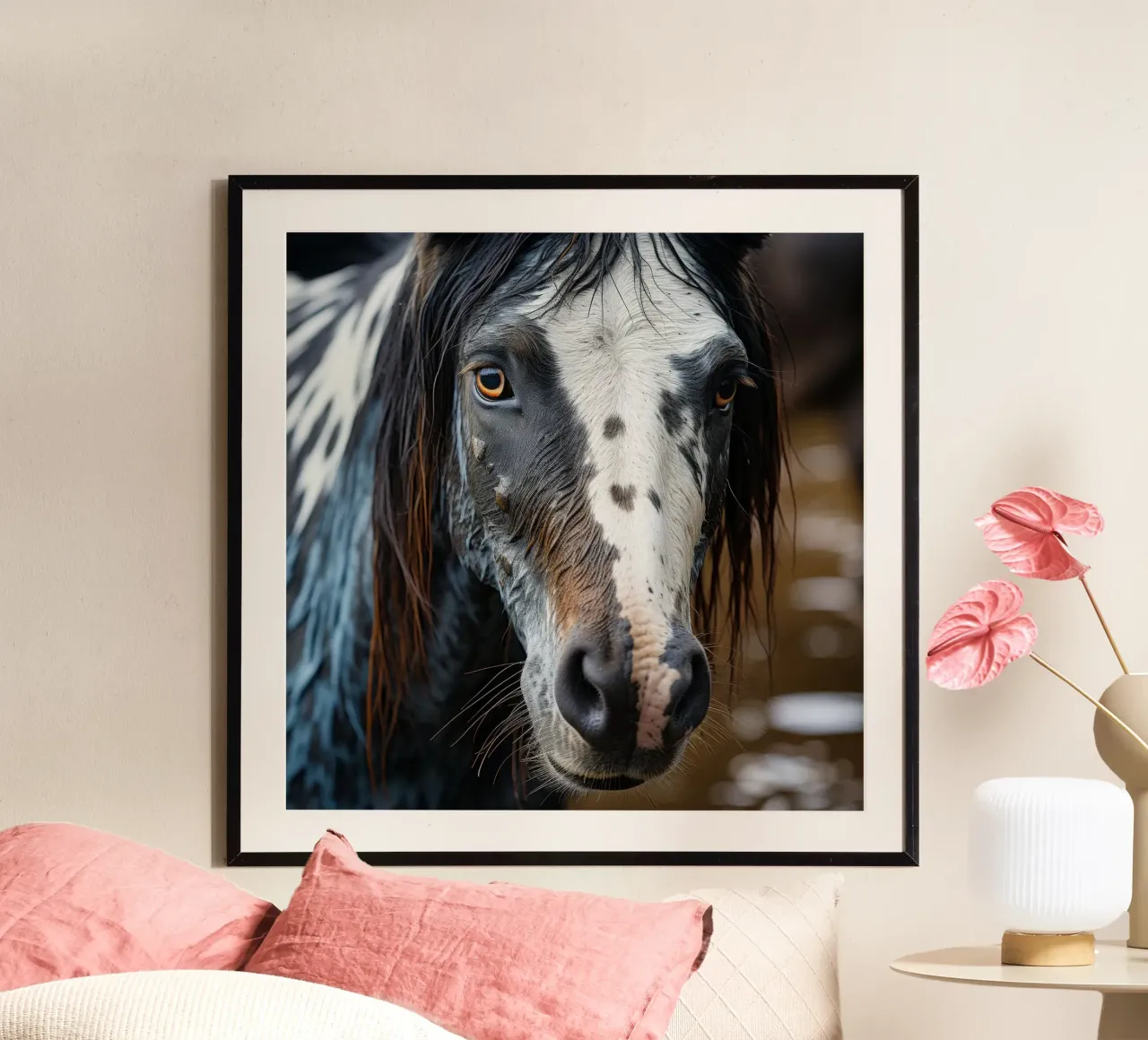 Ritratto di cavallo Appaloosa poster da Animal Portraits