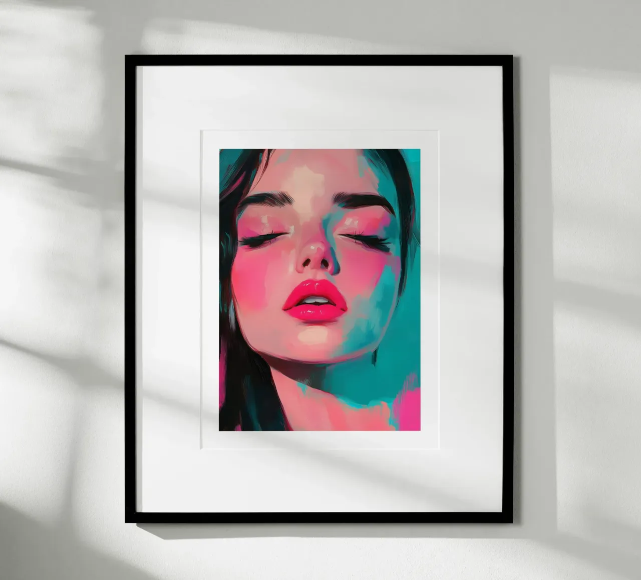Radiosità al neon poster da Glitch & Glam
