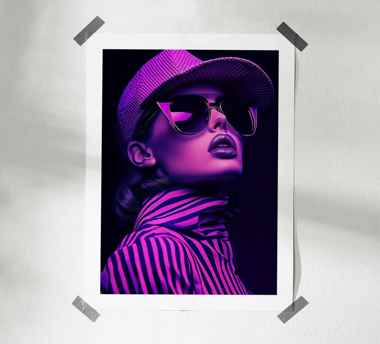 Neon Chic poster da Glitch & Glam