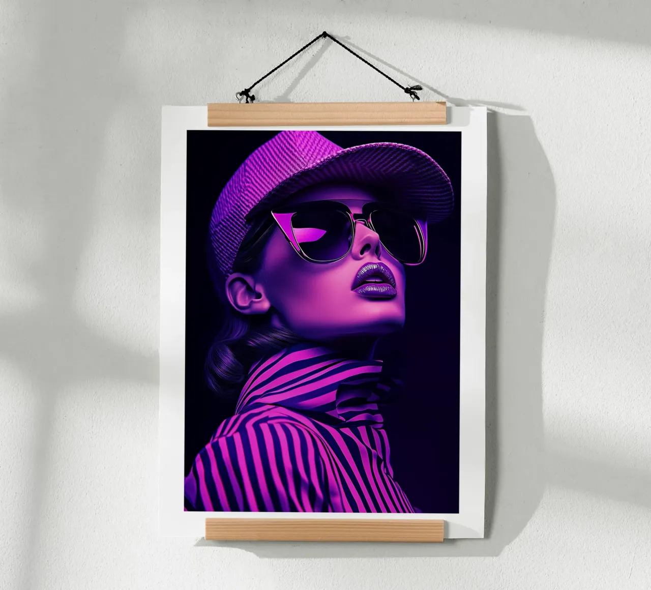 Neon Chic poster da Glitch & Glam