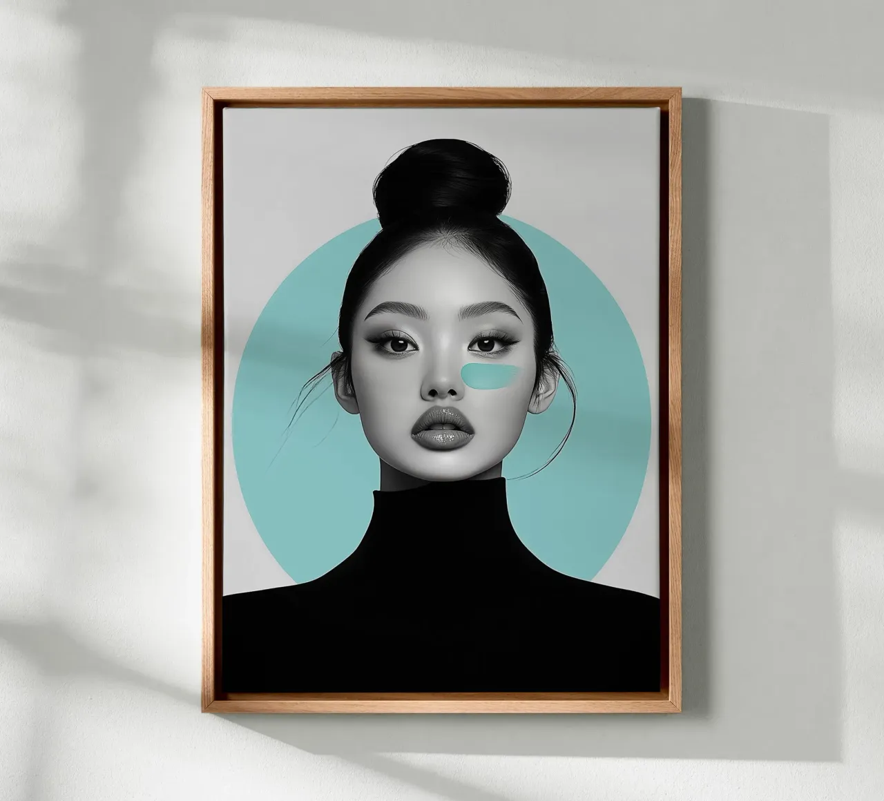 Eleganza minimalista tela con Cornice a cassetta da Glitch & Glam