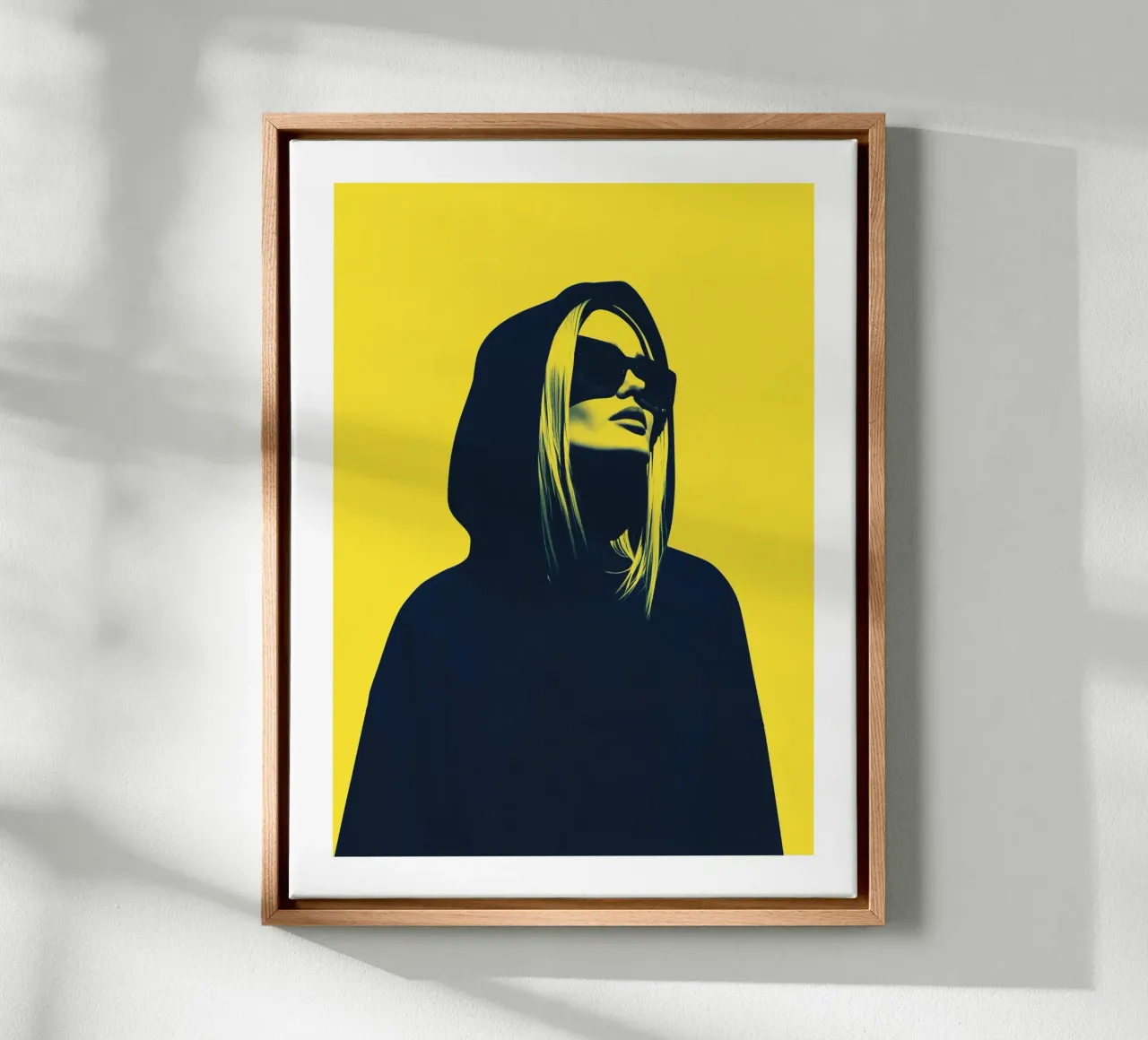 Ombra urbana tela con Cornice a cassetta da Glitch & Glam