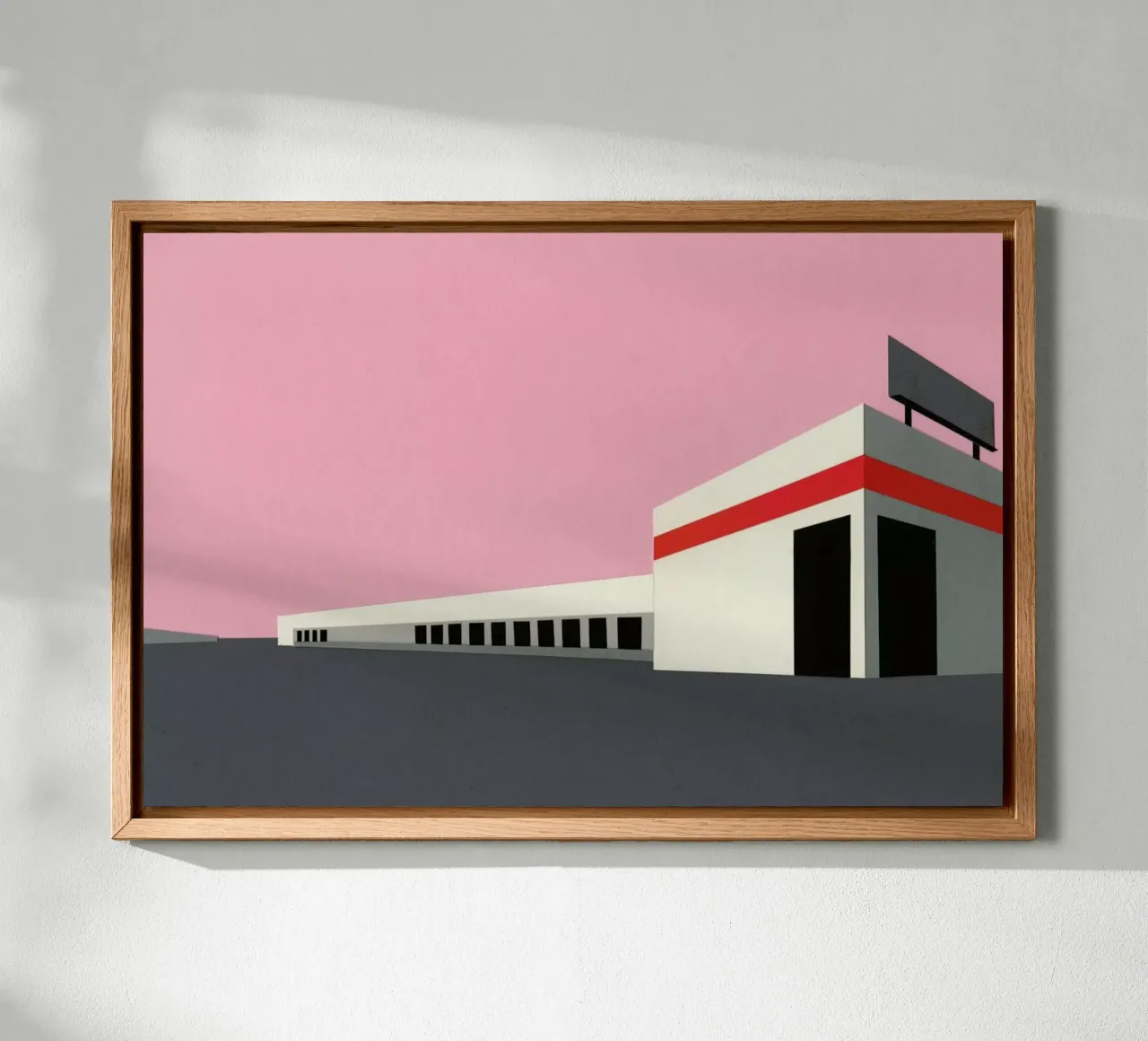Sunset Warehouse alu-dibond by Rosi Feist