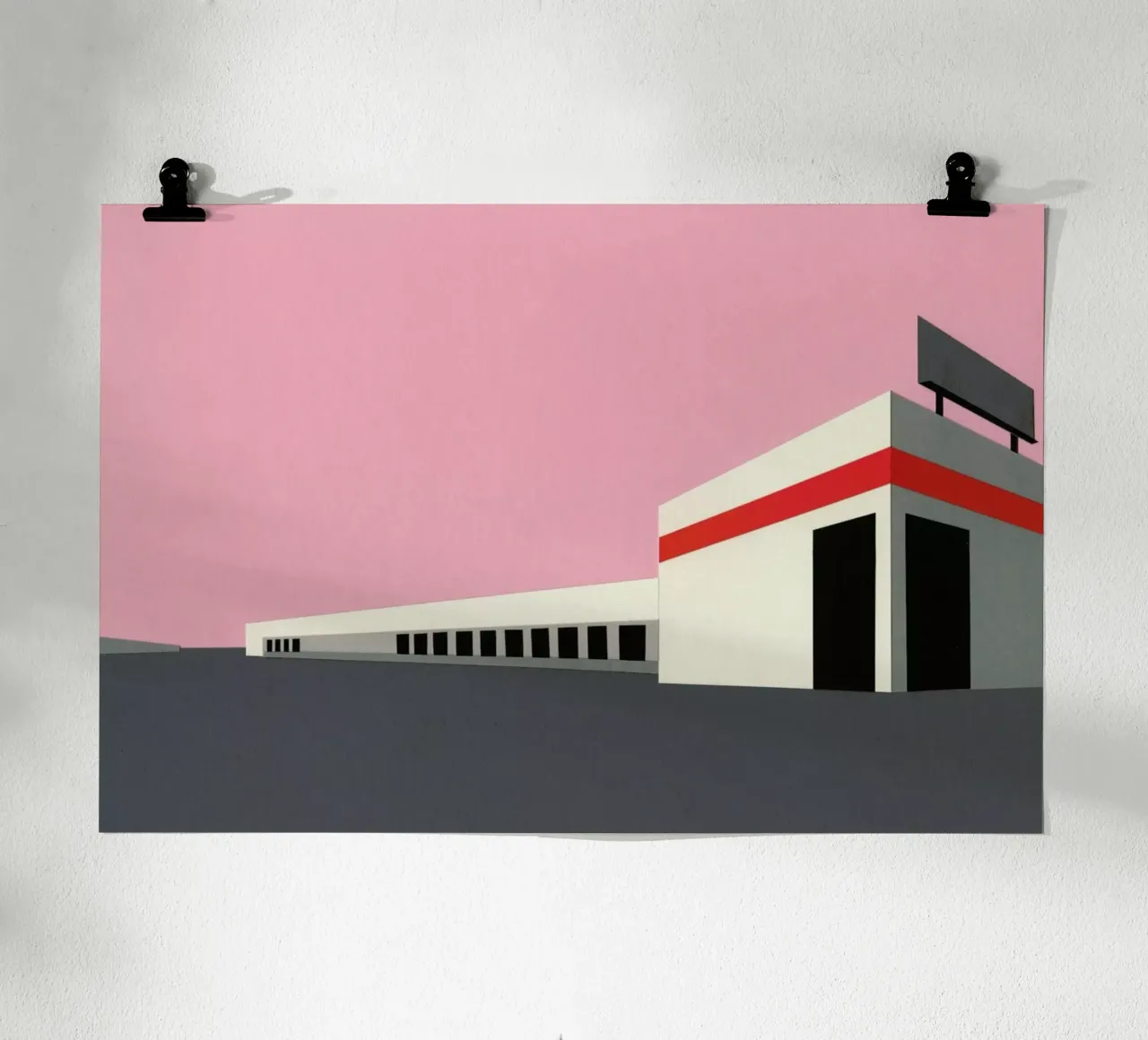 Sunset Warehouse poster da Rosi Feist