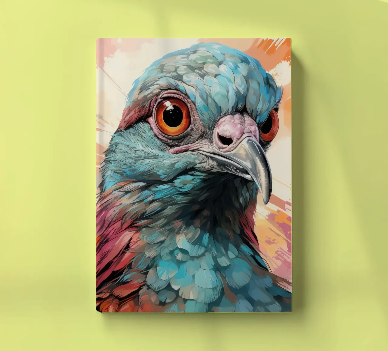 Barbary Dove Portrait notebook by Animal Portraits