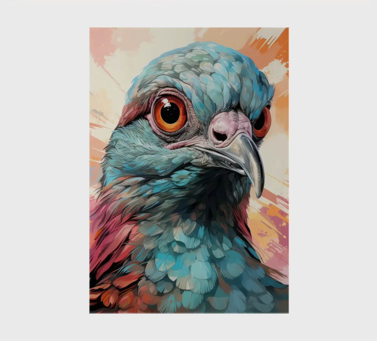 Barbary Dove Portrait notebook by Animal Portraits